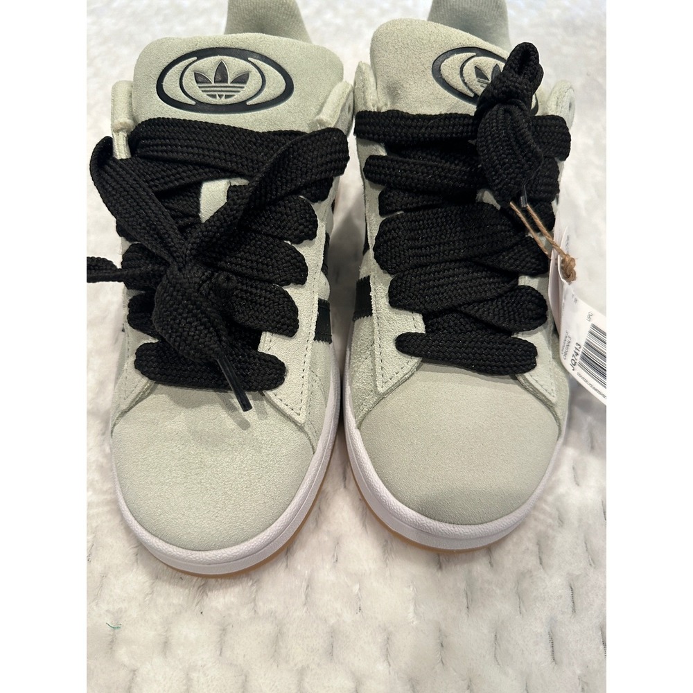 Adidas Campus 00s W Linen Green Black Gum Sole Sneakers JQ7413 Womens Size 7 - Picture 2 of 10